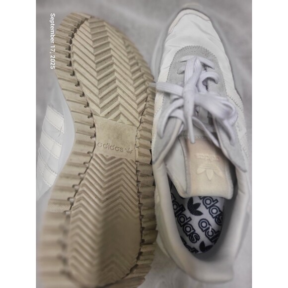 Adidas Run 80s Beige Ivory Collegiate Beige SZ 10.5 Men's - Picture 5 of 6